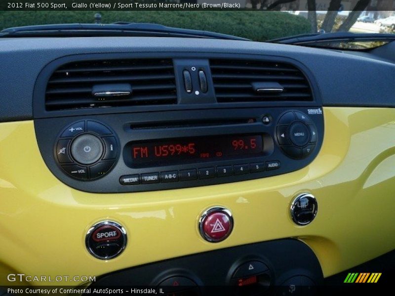 Audio System of 2012 500 Sport