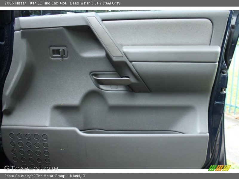 Deep Water Blue / Steel Gray 2006 Nissan Titan LE King Cab 4x4