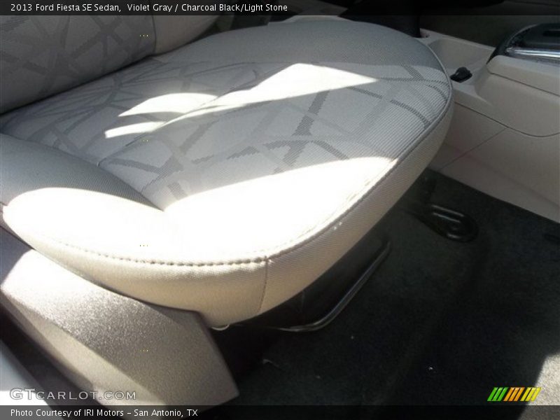 Violet Gray / Charcoal Black/Light Stone 2013 Ford Fiesta SE Sedan