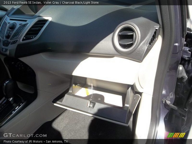 Violet Gray / Charcoal Black/Light Stone 2013 Ford Fiesta SE Sedan