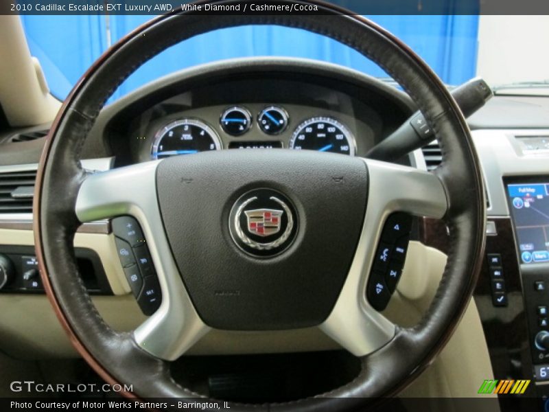 White Diamond / Cashmere/Cocoa 2010 Cadillac Escalade EXT Luxury AWD