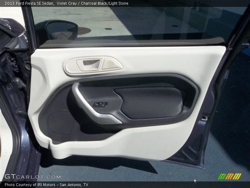 Violet Gray / Charcoal Black/Light Stone 2013 Ford Fiesta SE Sedan