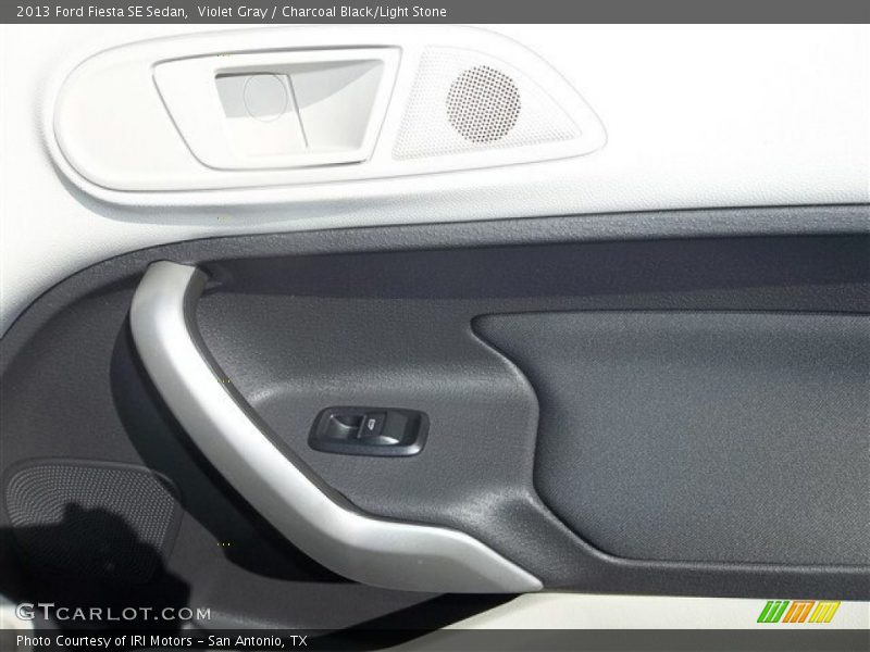 Violet Gray / Charcoal Black/Light Stone 2013 Ford Fiesta SE Sedan