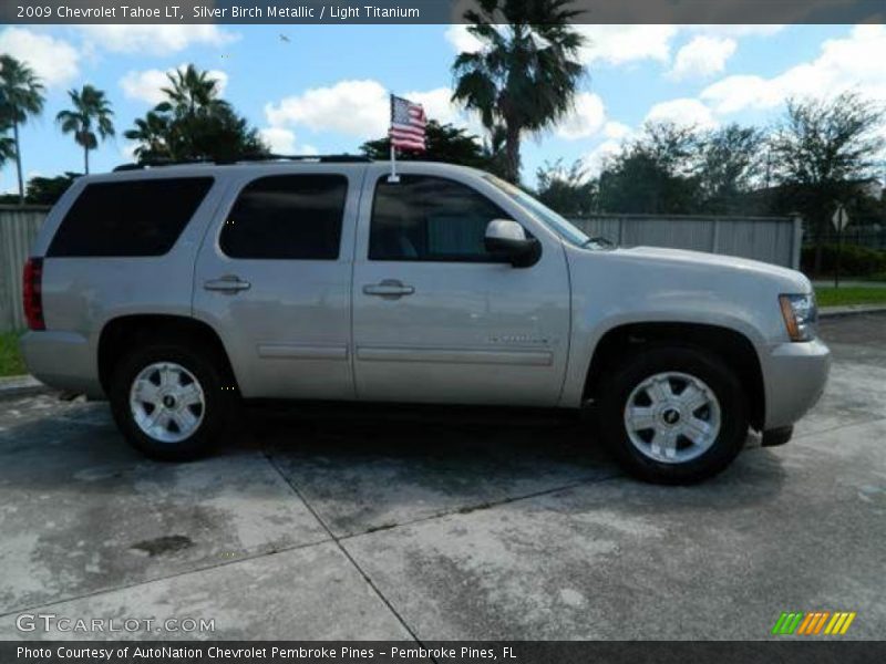 Silver Birch Metallic / Light Titanium 2009 Chevrolet Tahoe LT