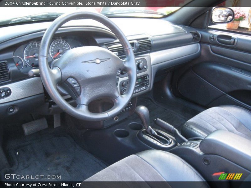 Dark Slate Gray Interior - 2004 Sebring Touring Convertible 