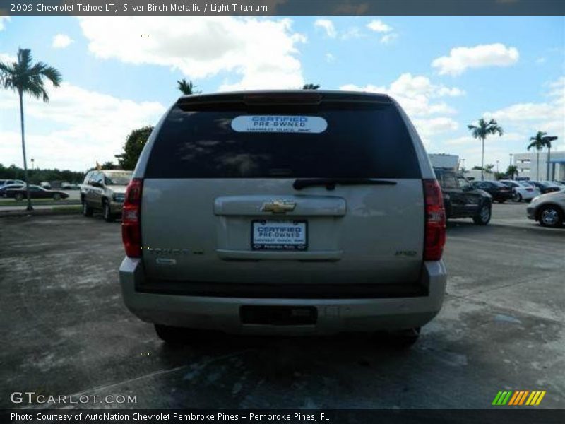 Silver Birch Metallic / Light Titanium 2009 Chevrolet Tahoe LT