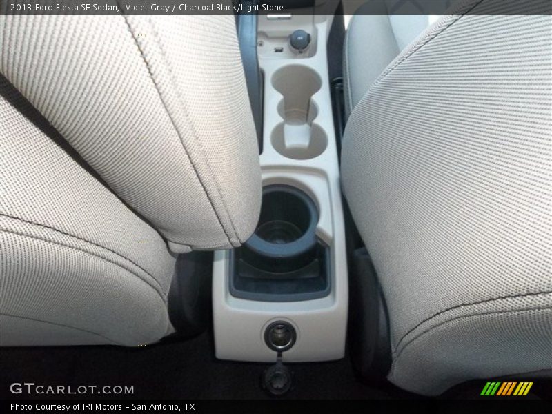 Violet Gray / Charcoal Black/Light Stone 2013 Ford Fiesta SE Sedan
