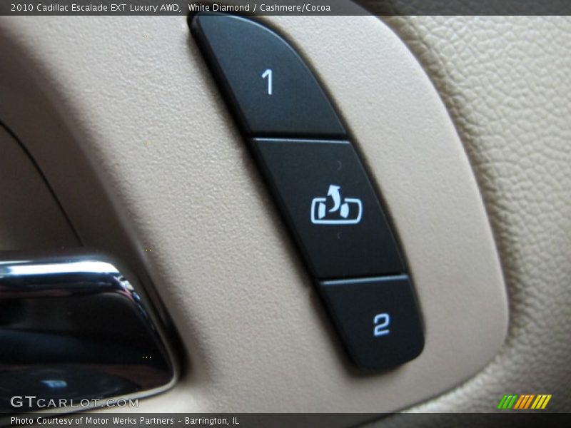 White Diamond / Cashmere/Cocoa 2010 Cadillac Escalade EXT Luxury AWD