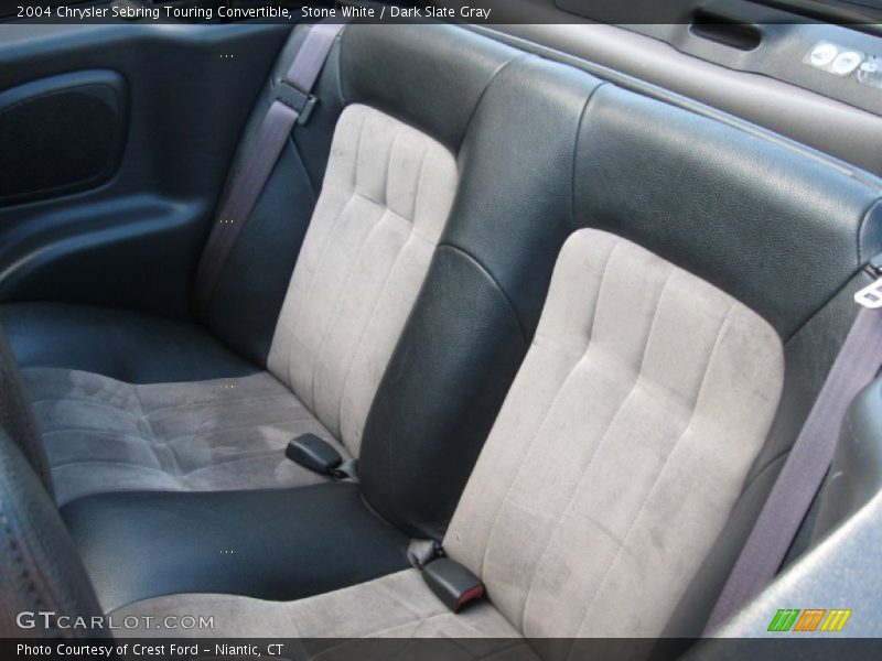 Stone White / Dark Slate Gray 2004 Chrysler Sebring Touring Convertible