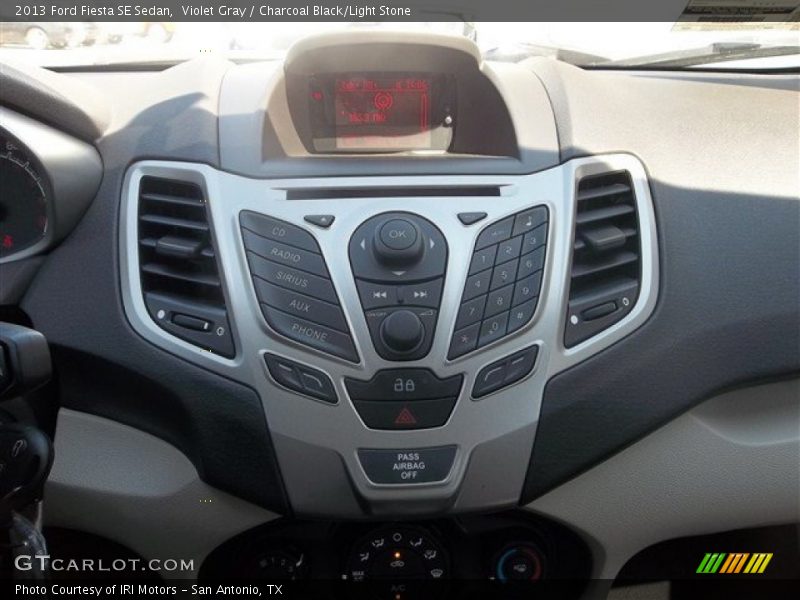 Violet Gray / Charcoal Black/Light Stone 2013 Ford Fiesta SE Sedan