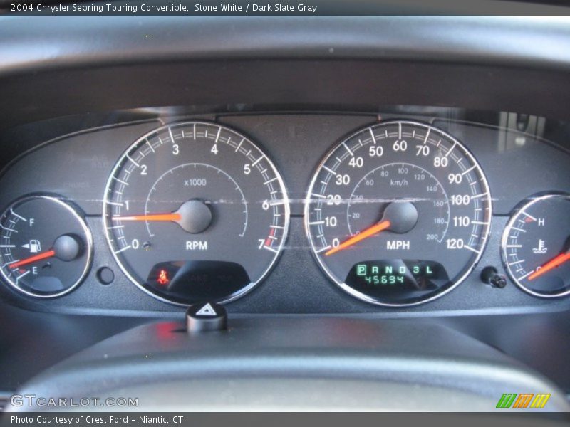  2004 Sebring Touring Convertible Touring Convertible Gauges