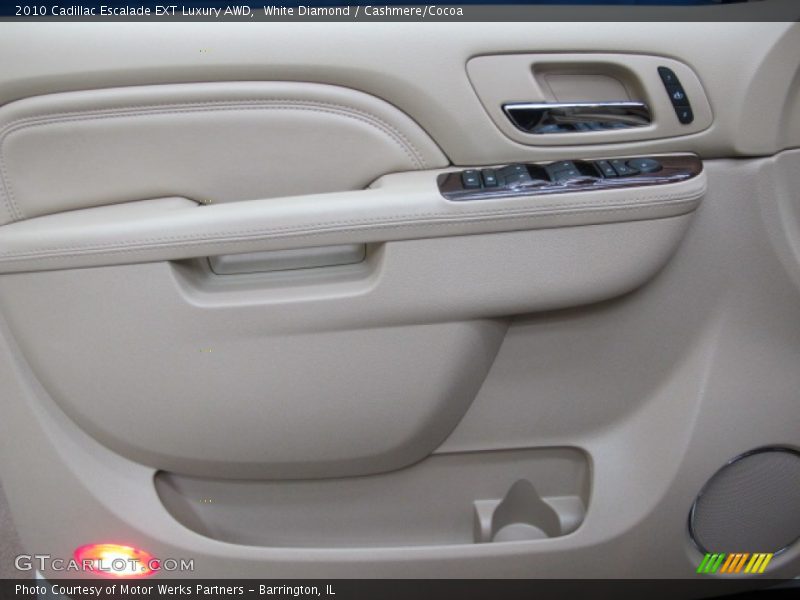 White Diamond / Cashmere/Cocoa 2010 Cadillac Escalade EXT Luxury AWD