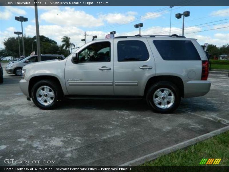 Silver Birch Metallic / Light Titanium 2009 Chevrolet Tahoe LT