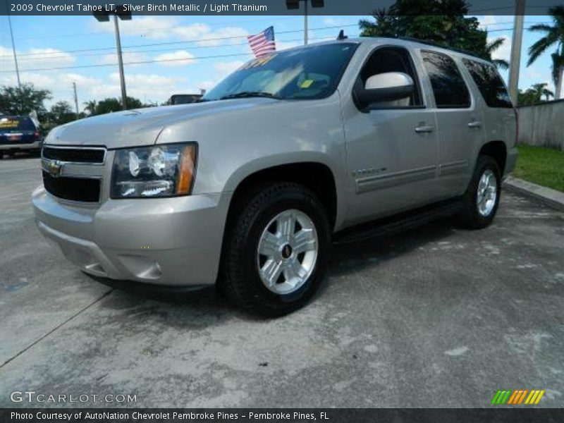 Silver Birch Metallic / Light Titanium 2009 Chevrolet Tahoe LT