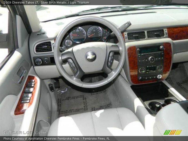 Silver Birch Metallic / Light Titanium 2009 Chevrolet Tahoe LT