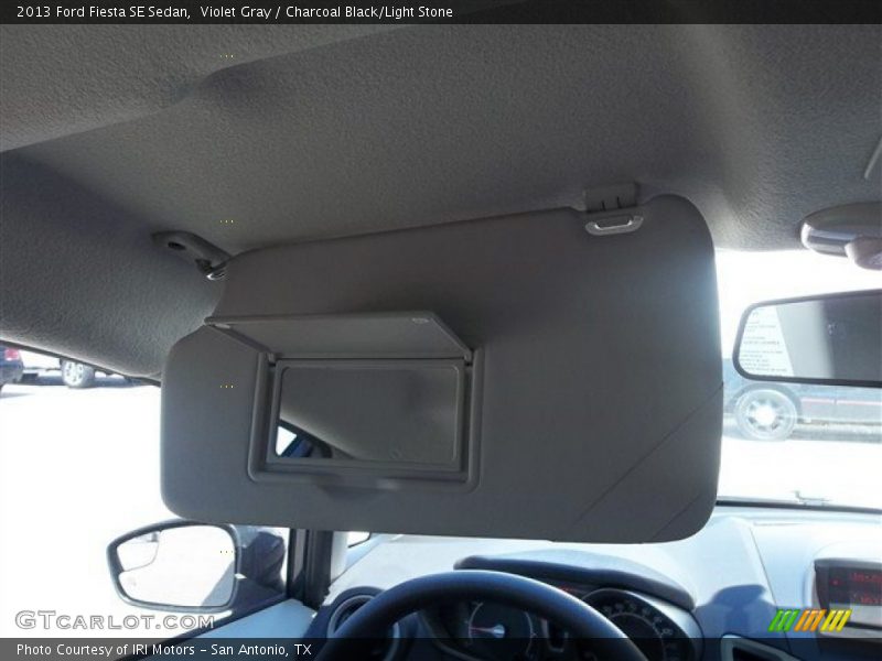 Violet Gray / Charcoal Black/Light Stone 2013 Ford Fiesta SE Sedan