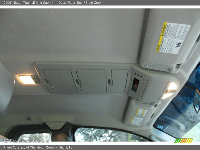 Deep Water Blue / Steel Gray 2006 Nissan Titan LE King Cab 4x4