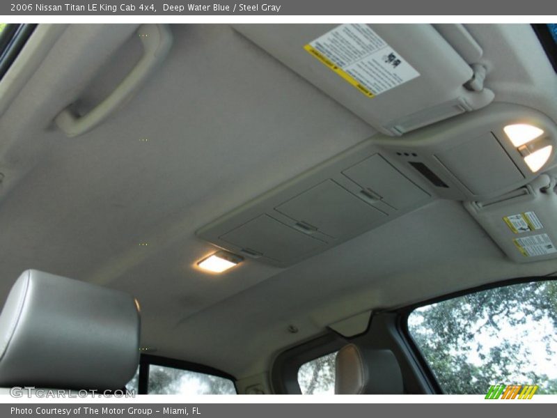 Deep Water Blue / Steel Gray 2006 Nissan Titan LE King Cab 4x4