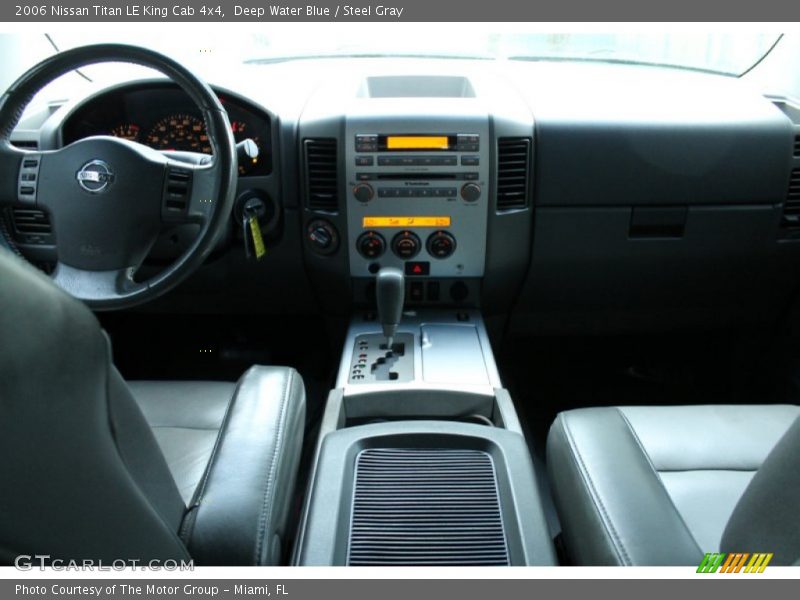 Deep Water Blue / Steel Gray 2006 Nissan Titan LE King Cab 4x4
