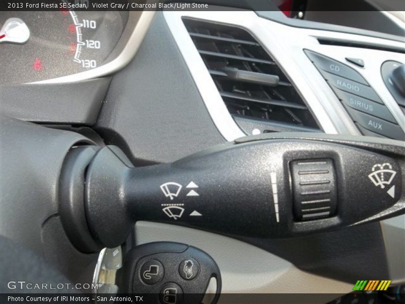Violet Gray / Charcoal Black/Light Stone 2013 Ford Fiesta SE Sedan