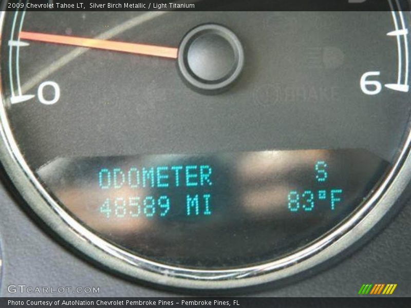 Silver Birch Metallic / Light Titanium 2009 Chevrolet Tahoe LT