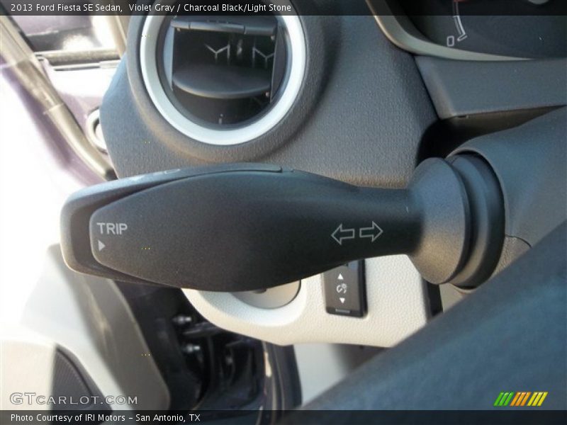 Violet Gray / Charcoal Black/Light Stone 2013 Ford Fiesta SE Sedan