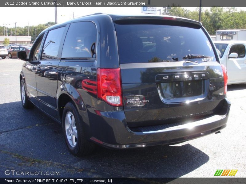 Dark Charcoal Pearl / Black/Light Graystone 2012 Dodge Grand Caravan SXT