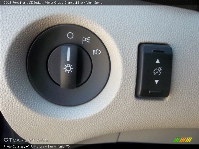 Violet Gray / Charcoal Black/Light Stone 2013 Ford Fiesta SE Sedan