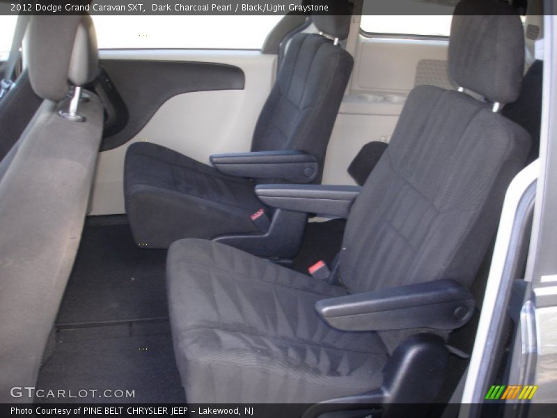 Dark Charcoal Pearl / Black/Light Graystone 2012 Dodge Grand Caravan SXT