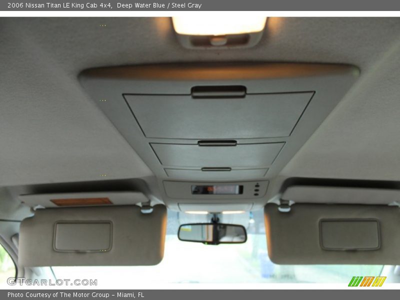 Deep Water Blue / Steel Gray 2006 Nissan Titan LE King Cab 4x4