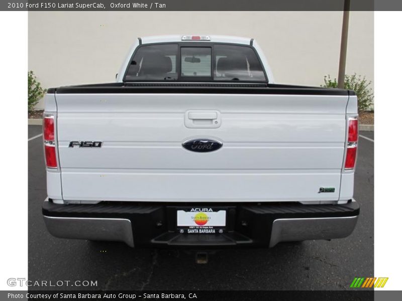 Oxford White / Tan 2010 Ford F150 Lariat SuperCab