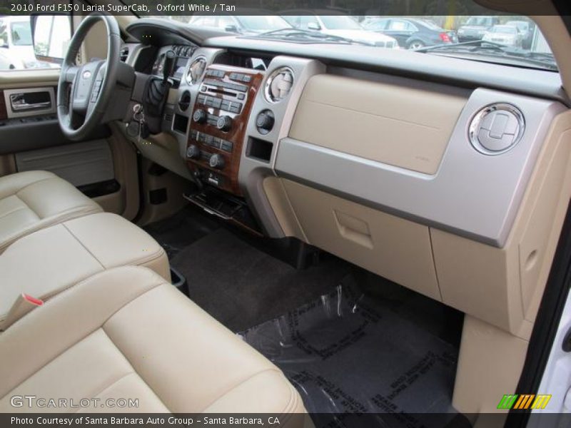 Oxford White / Tan 2010 Ford F150 Lariat SuperCab