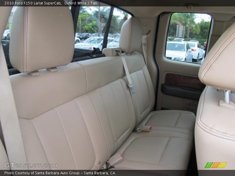 Oxford White / Tan 2010 Ford F150 Lariat SuperCab