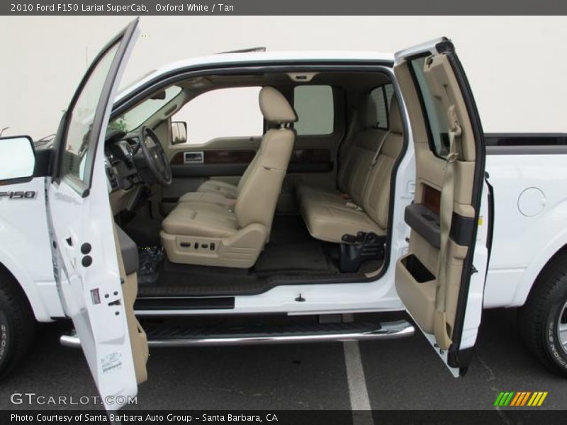 Oxford White / Tan 2010 Ford F150 Lariat SuperCab