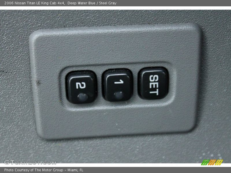 Deep Water Blue / Steel Gray 2006 Nissan Titan LE King Cab 4x4