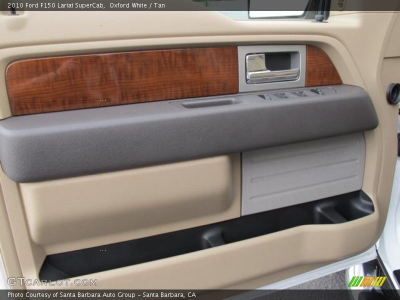 Oxford White / Tan 2010 Ford F150 Lariat SuperCab