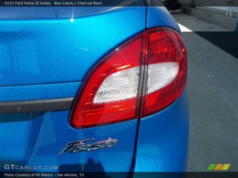 Blue Candy / Charcoal Black 2013 Ford Fiesta SE Sedan