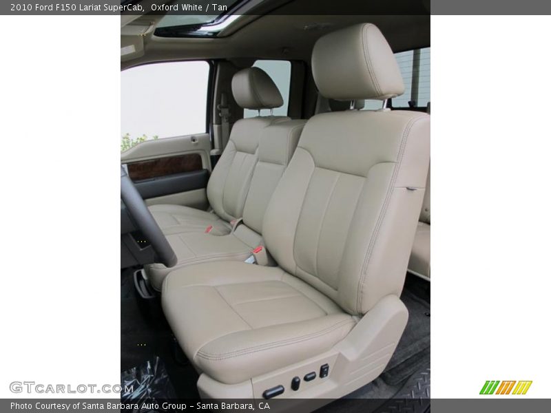 Oxford White / Tan 2010 Ford F150 Lariat SuperCab