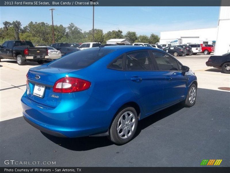 Blue Candy / Charcoal Black 2013 Ford Fiesta SE Sedan
