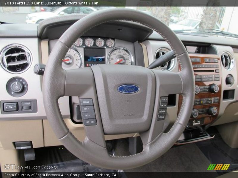 Oxford White / Tan 2010 Ford F150 Lariat SuperCab