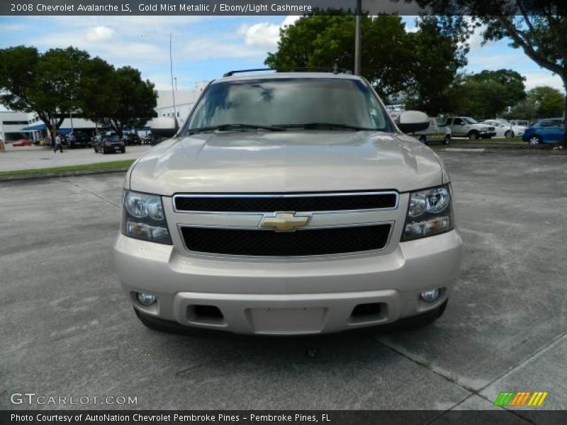 Gold Mist Metallic / Ebony/Light Cashmere 2008 Chevrolet Avalanche LS