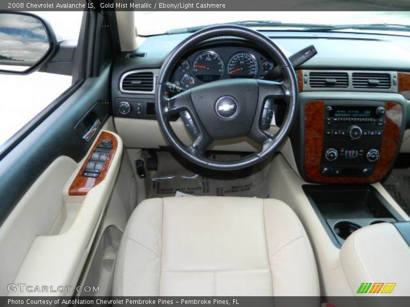 Gold Mist Metallic / Ebony/Light Cashmere 2008 Chevrolet Avalanche LS