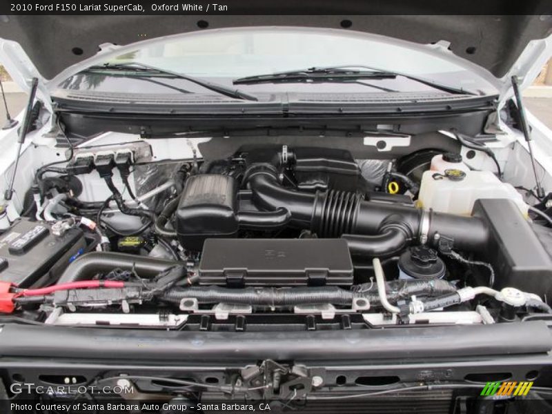 Oxford White / Tan 2010 Ford F150 Lariat SuperCab