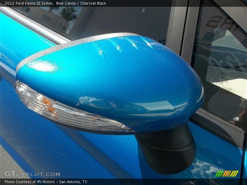 Blue Candy / Charcoal Black 2013 Ford Fiesta SE Sedan