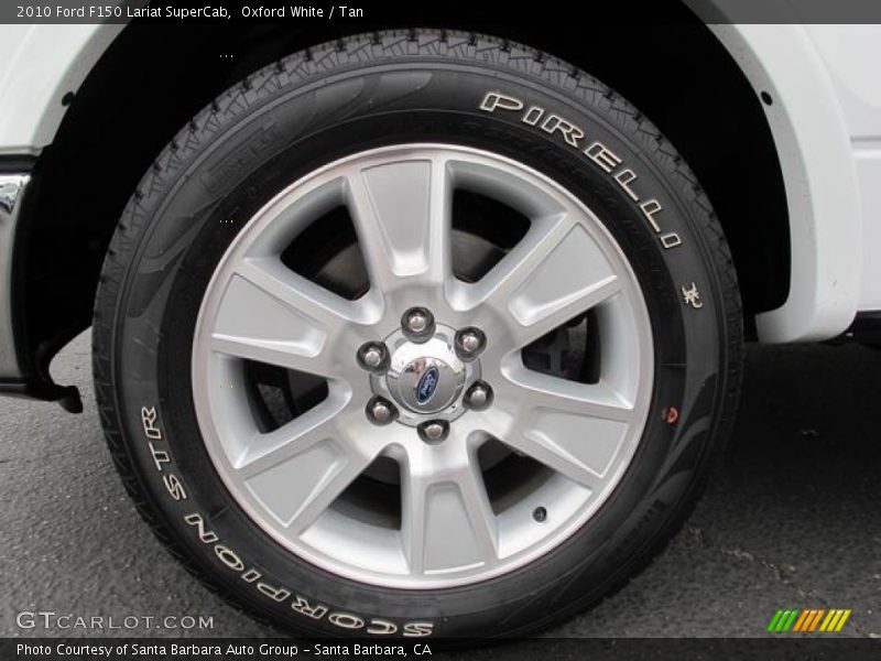 Oxford White / Tan 2010 Ford F150 Lariat SuperCab