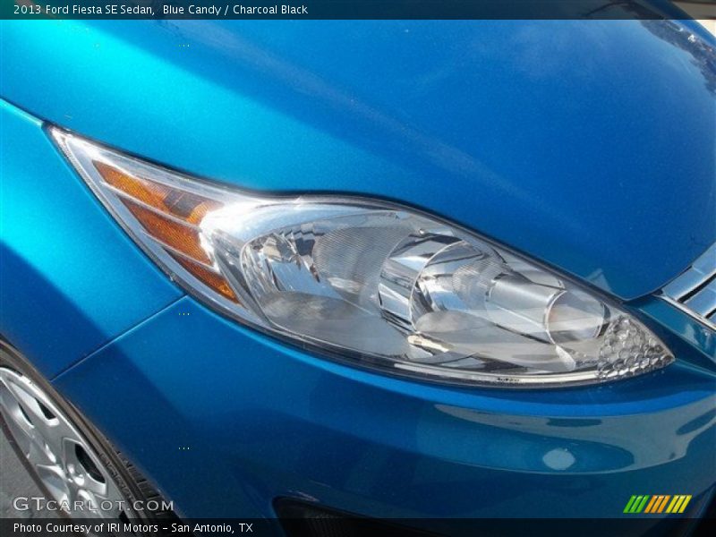 Blue Candy / Charcoal Black 2013 Ford Fiesta SE Sedan