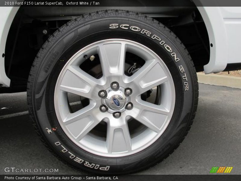Oxford White / Tan 2010 Ford F150 Lariat SuperCab