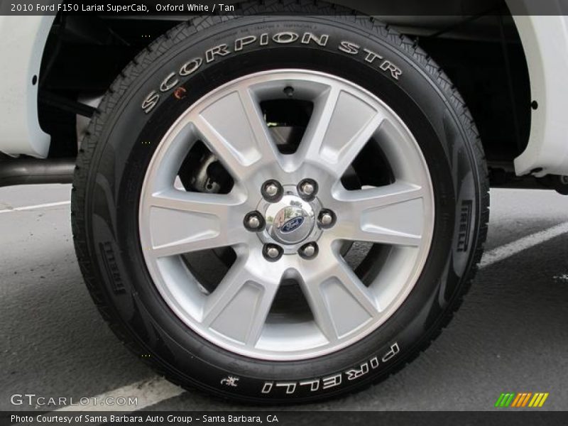 Oxford White / Tan 2010 Ford F150 Lariat SuperCab