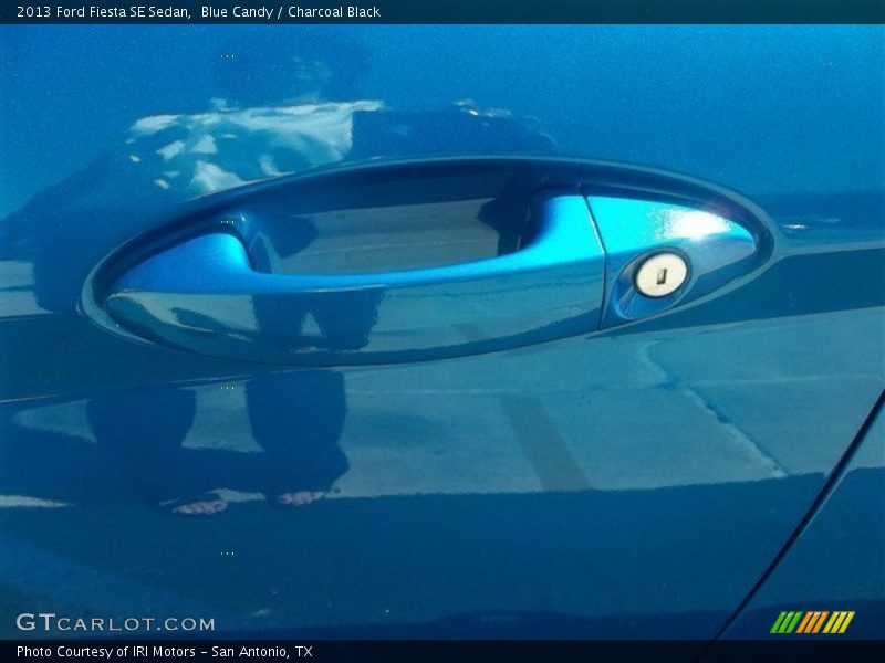 Blue Candy / Charcoal Black 2013 Ford Fiesta SE Sedan
