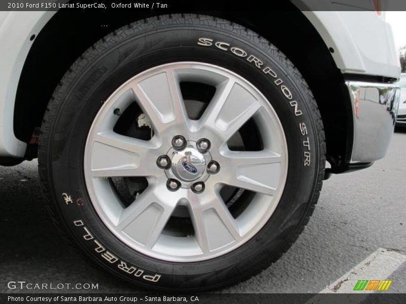 Oxford White / Tan 2010 Ford F150 Lariat SuperCab